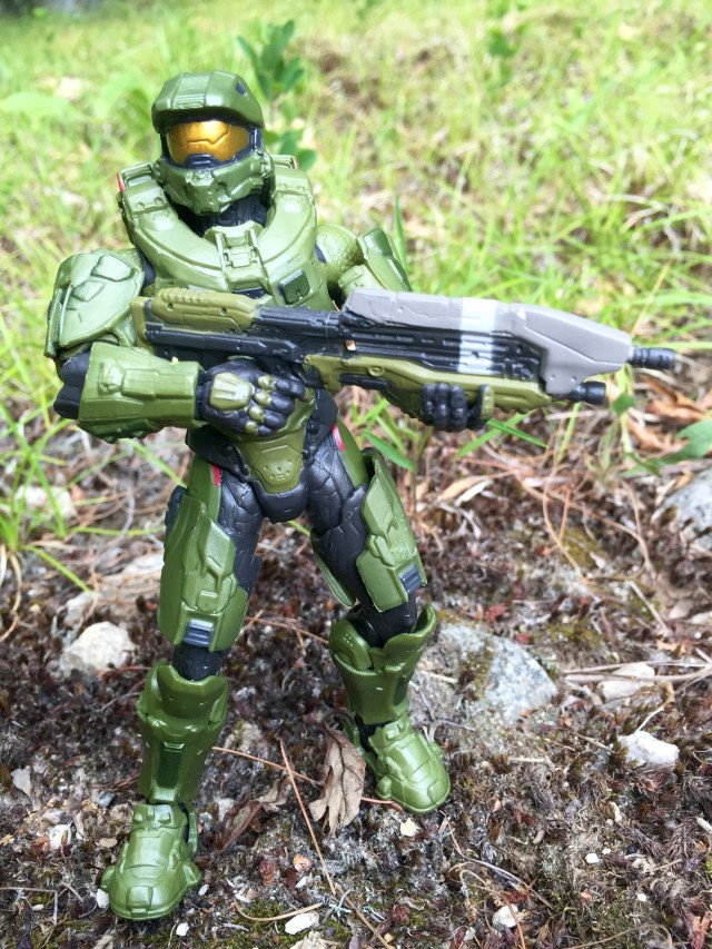 Mattel Halo Master Chief Six Inch Figure with Assault Rifle