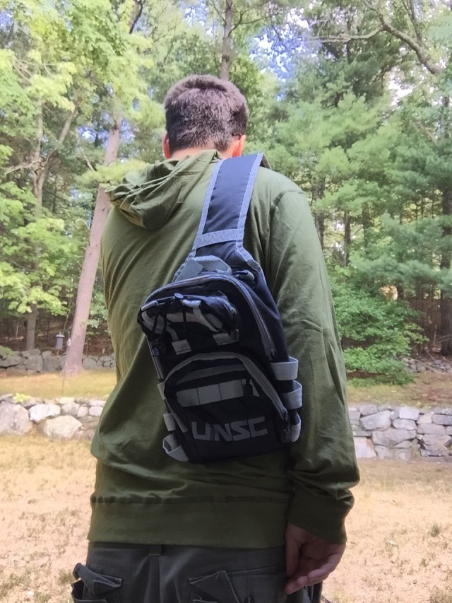 Dabid Wearing Halo Backpack Loot Crate